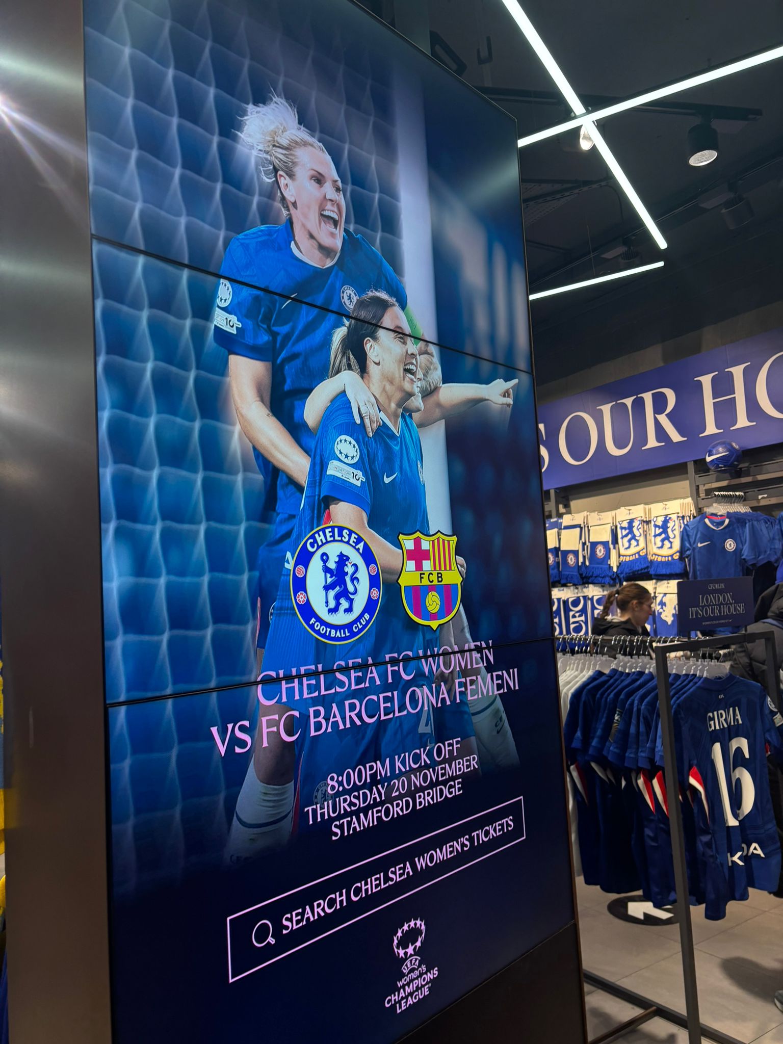 Chelsea stadium match